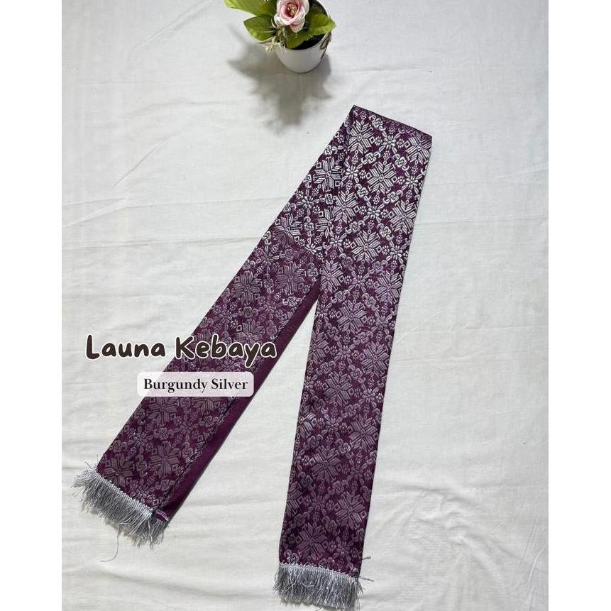 SELENDANG SONGKET KEBAYA / CUKIN SYAL SONGKET WANITA PRIA / SELENDANG PESTA BS