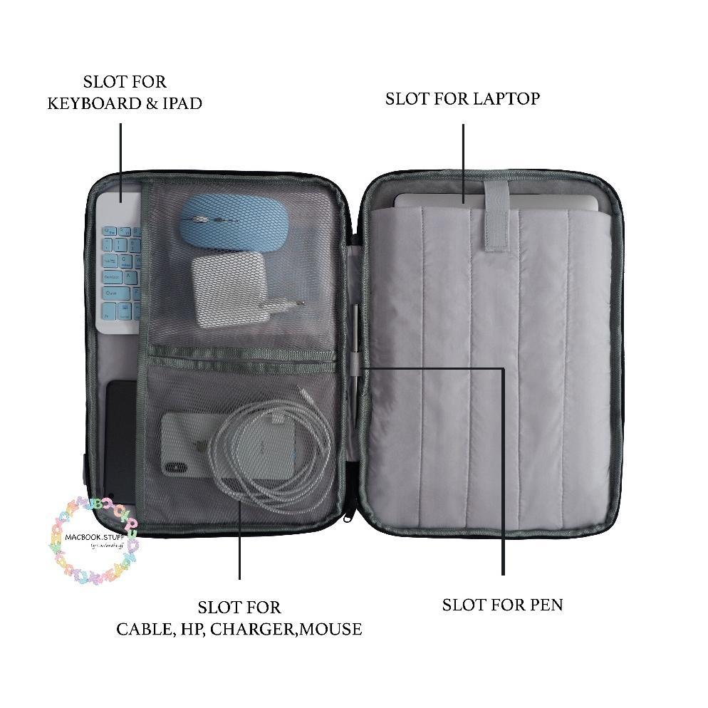 TERBARU TAS LAPTOP CLUTCH BOOK dompet Jinjing TAHAN ANTI AIR WATERPROOF WATER RESISTANT Laptop Bag /