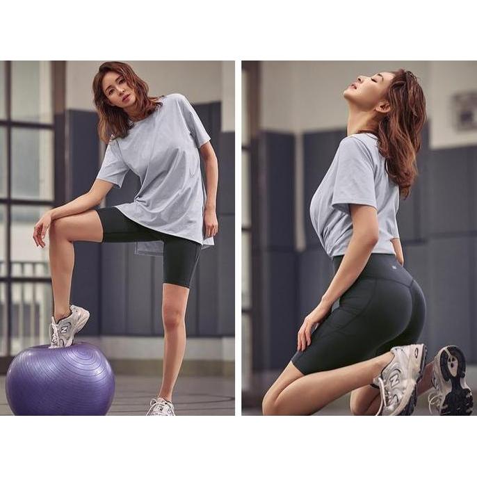 Fitto- [Minne] Stl Fresh Light Air Overfit Short Sleeve / Atasan Lengan Pendek Stl