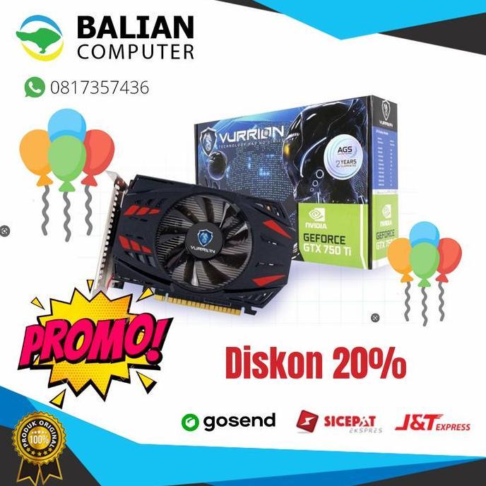 NEW VGA VURRION GTX750ti 4Gb ddr5 128 bit | VGA Card gtx750ti vurrion