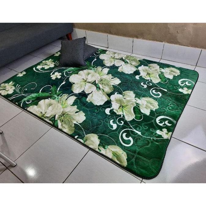 Grosir Karpet Ambal Malaysia Lapis Busa Amsterdam Lavender  Standar 140X190 Cm