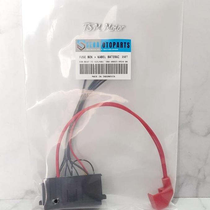 Box Sekring Sikring Fuse Box + Kabel Baterai Aki Honda Beat Fi Beat Pop Beat Street K25 K81 Ori Sena