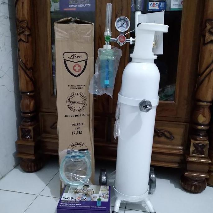 tabung oksigen 1m3 set lengkap