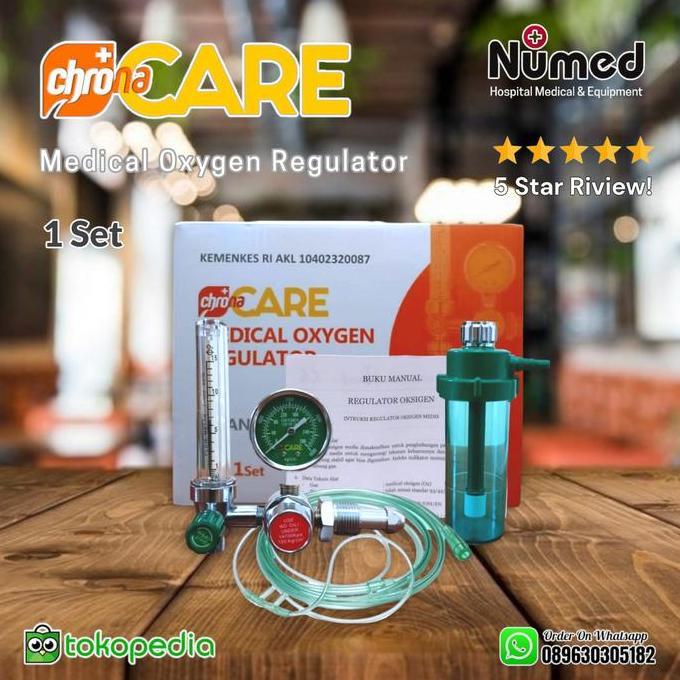 Regulator Oksigen O2 Original Chrona Care / Medical Oxygen Regulator