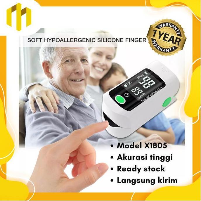 Oximeter LED digital Oksimeter Monitor Saturasi Oksigen Darah Sp O2