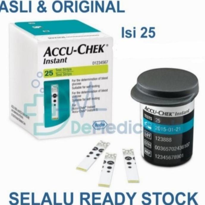 SALE Accu Chek Instant 25 Strips / Strip Accu Check Instant 25