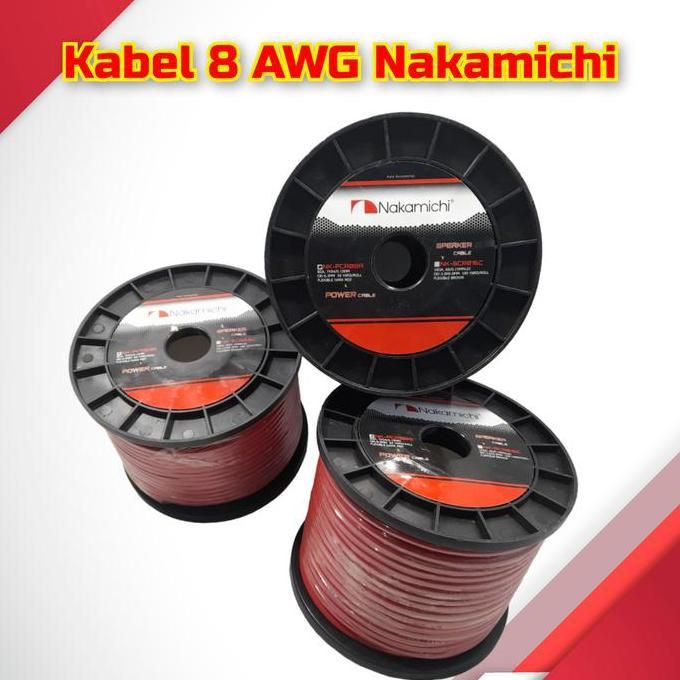 GHUNZING Nakamichi Kabel 8 AWG power audio ground mobil 8 GA Hi Quality