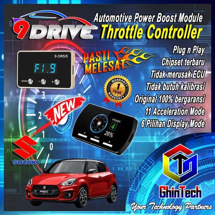 SHWARASA 9 DRIVE THROTTLE CONTROLLER PIGGYBACK SUZUKI 822 REMAP ECU