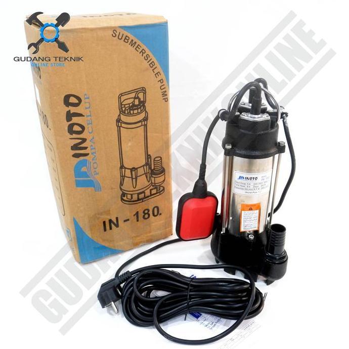 GUNMED Pompa Air Submersible Celup INOTO INV180 Pompa Celub Air Bersih