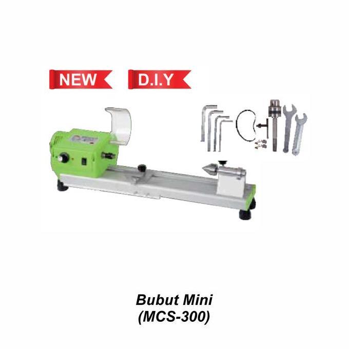 GUNMED Mesin Bubut Mini MCS-300 WIPRO / Mini Lathe Wood Working MCS300 WIPRO