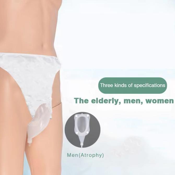 NOICHERS Celana  Pendek Kateter Urine Bantu Kencing Urinal Bag Pria Lansia Dewasa