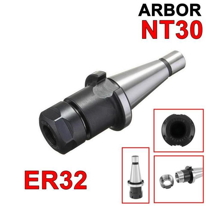 TREBA Arbor NT30 ER32 Collet ER32 Collet Chuck ER32 Penjepit Tool Milling