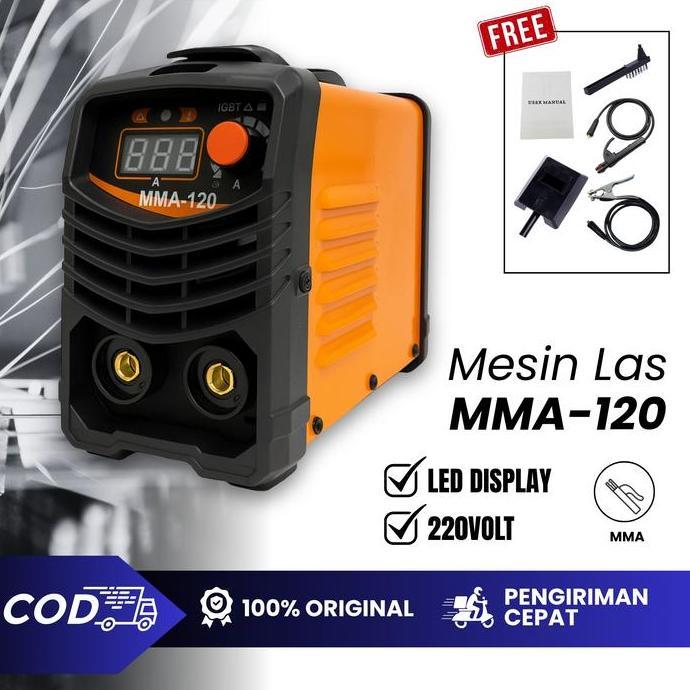 Saldatura- Mesin Las Mma-120 Alat Las Besi Mini 450W Travo Las
