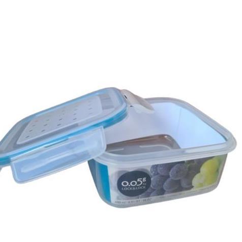 TERBARU|TERMURAH|BARU|PREMIUM|ORIGINAL|GARANSI|DISKON|PROMO LOCK&LOCK SQUARE FOOD CONTAINER 480ML (Z