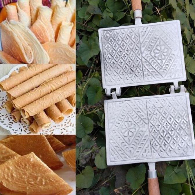 Cetakan kue jepit anti lengket cetakan kue semprong gulung cetakan semprong anti lengket cetakan kue