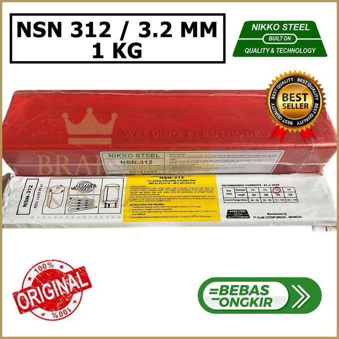 Saldatura- Kawat Las Nikko Steel Nsn 312 Kawat Las Problem Steel Nsn-312 (1 Kg)