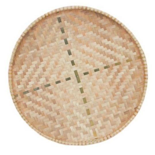 Tampah Tambir Bambu Nampan Tempat Wadah Makanan Dapur Anyaman Sayur BS