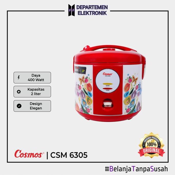 Rice Cooker Cosmos Harmond Rice Cooker 2 L Crj-6305