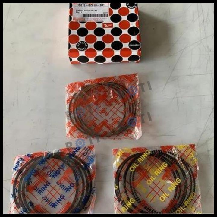 DISKON DAIHATSU RING SET PISTON 0.50 XENIA/AVANZA 1.3 13013-BZ010-001 GENUINE 