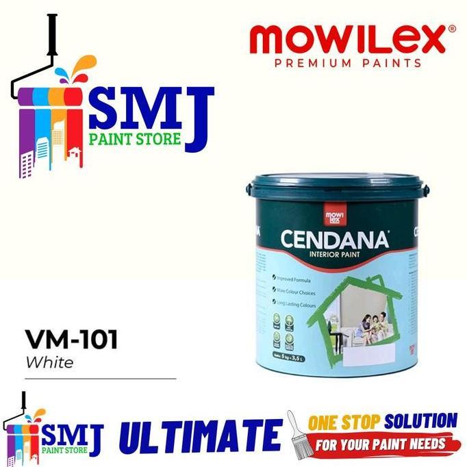 Attrezzo- Cat Tembok Interior Mowilex Cendana 101 Putih 5Kg