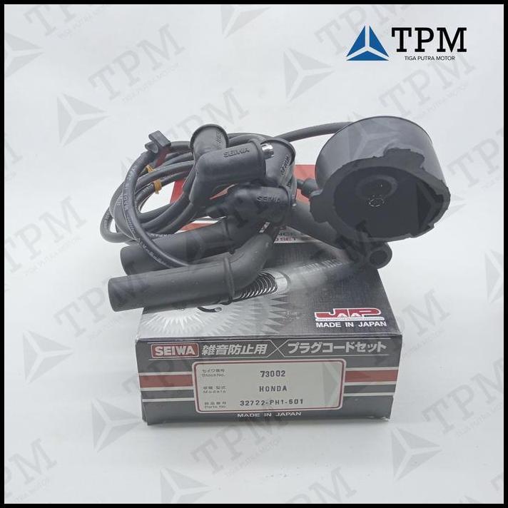 TERLARIS KABEL BUSI HONDA ACCORD PRESTIGE '86-89 32722-PH1-601 SEIWA JAPAN 