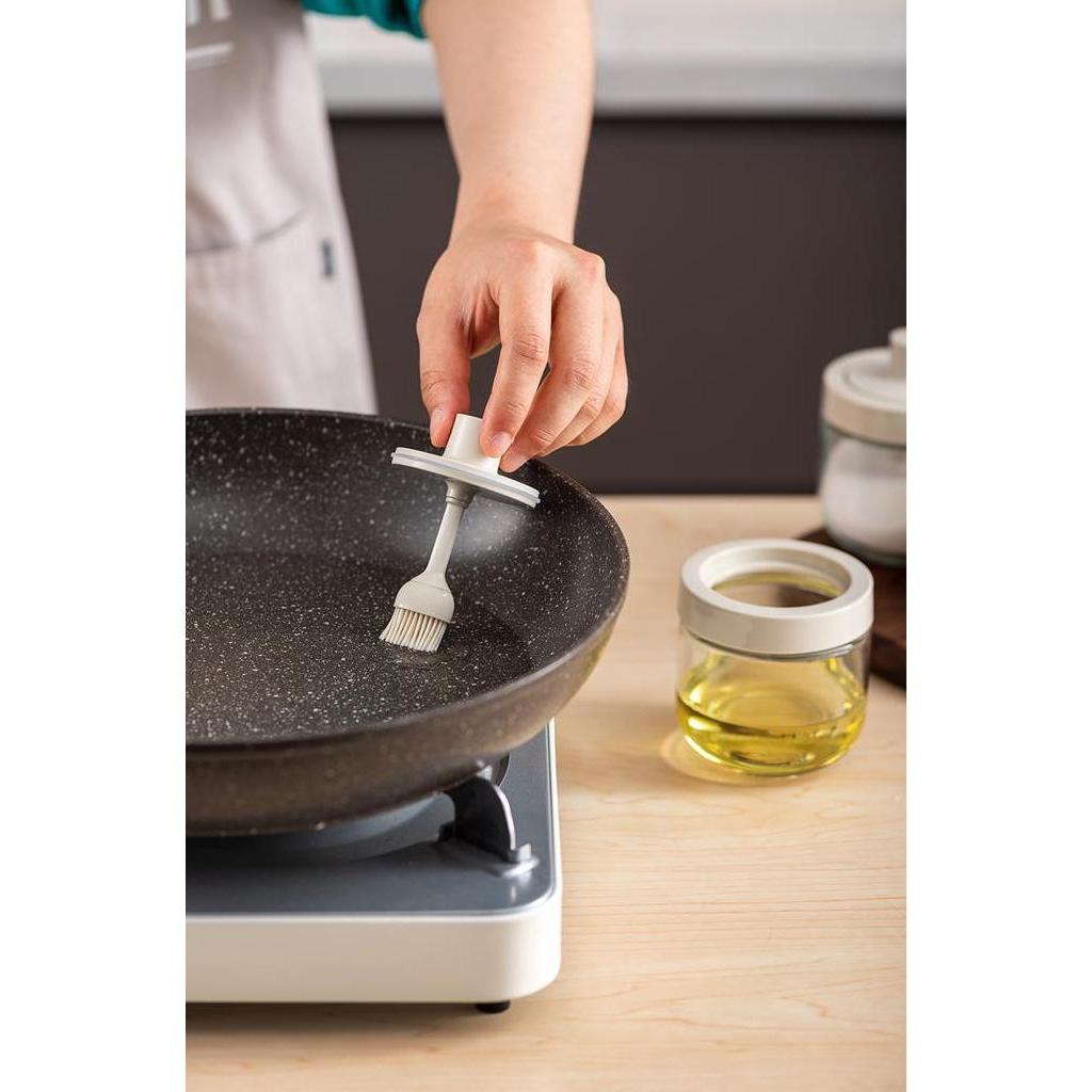 Cibo- Pinmoo Seasoning Box Sauce W/ Spoon Kotak Bumbu Dapur Saos - Zz006