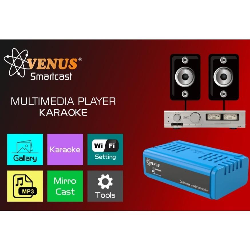 Venus Smartcast Miracast Karaoke Box Hdmi Wifi Multimedia Player