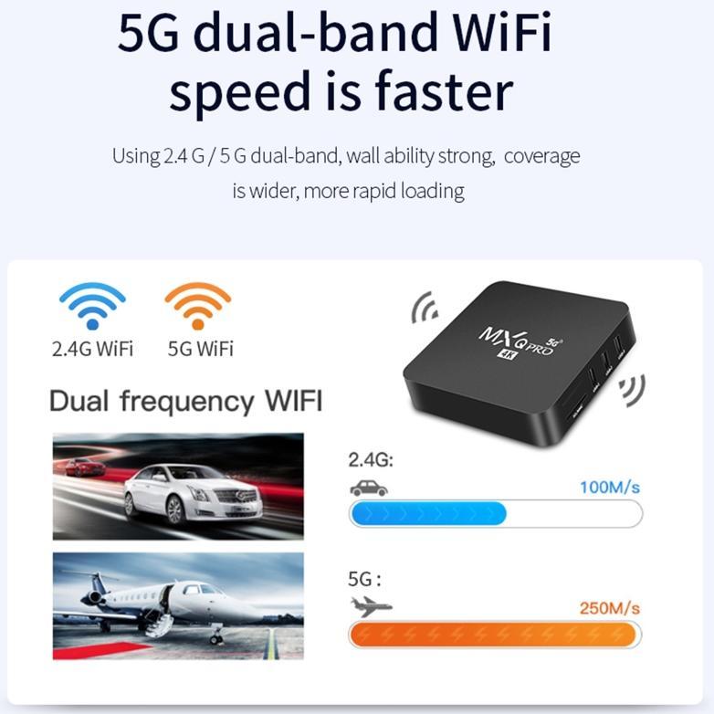 BIG SALE Android Set Top TV BOX RAM 8+128GB Bluetooth Tv Box Android  Support 4K/8K Smart Tv Box