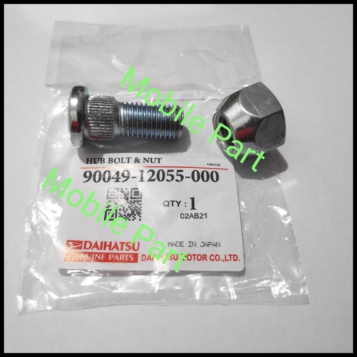 TERLARIS HUB BOLT BAUT RODA + MUR DAIHATSU GRANDMAX 90049-12055 