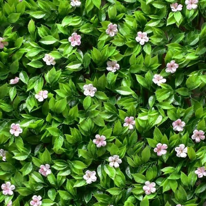 rumput sintetis atau tanaman plastik dekorasi dinding kupu tralis