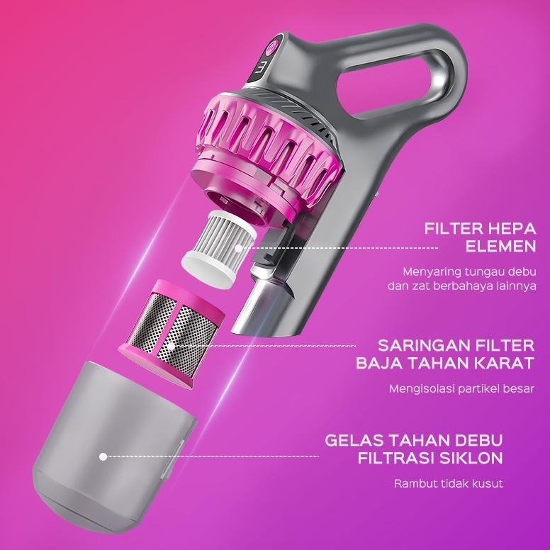 hot deals han river vacuum cleaner 25000pa 2 in 1 with uv anti-mite vacuum cleaner kasur