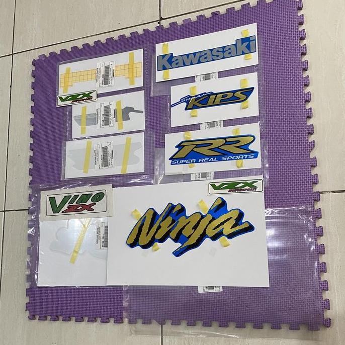 NEW Stiker Striping Decal Set Ninja RR 150 OLD CBU Biru Original Kawasaki