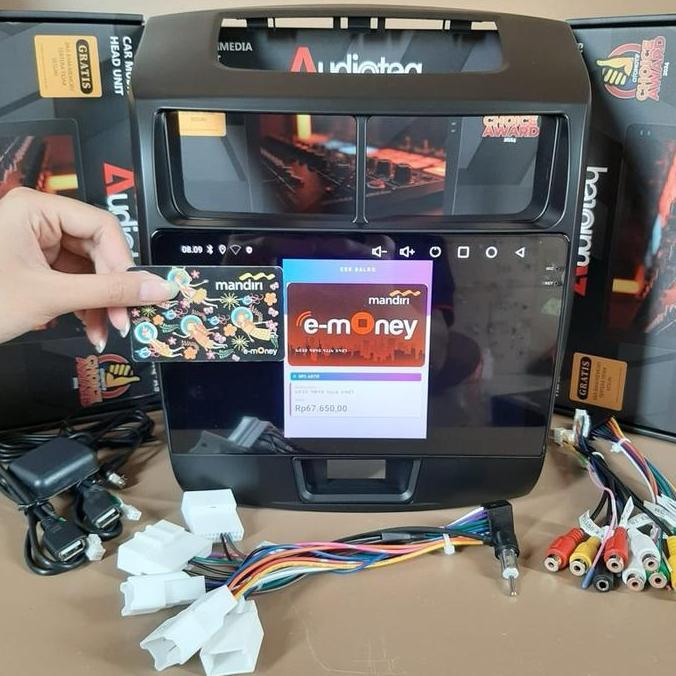 HEAD UNIT ANDROID ALL NEW AVANZA 2012 - 2018 ANDROID 9 INCH AUDIOTEQ AVANZA RAM 2/32 GB ORIGINAL DAN