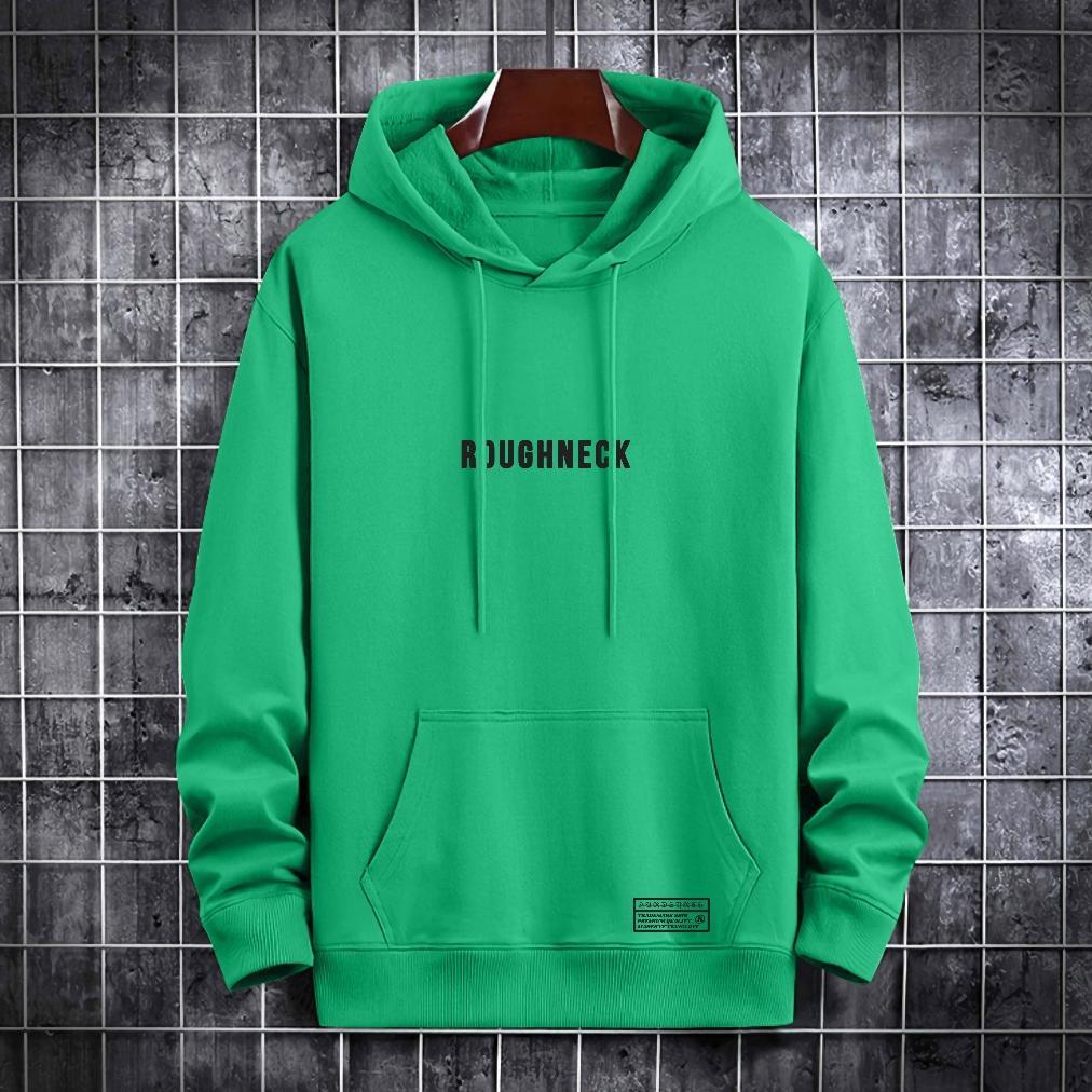 Hot Product Hoodie Roughneck Tebal Bahan Fleece Solid 260Gsm Premium Dtf Distro Quality Unisex M L X