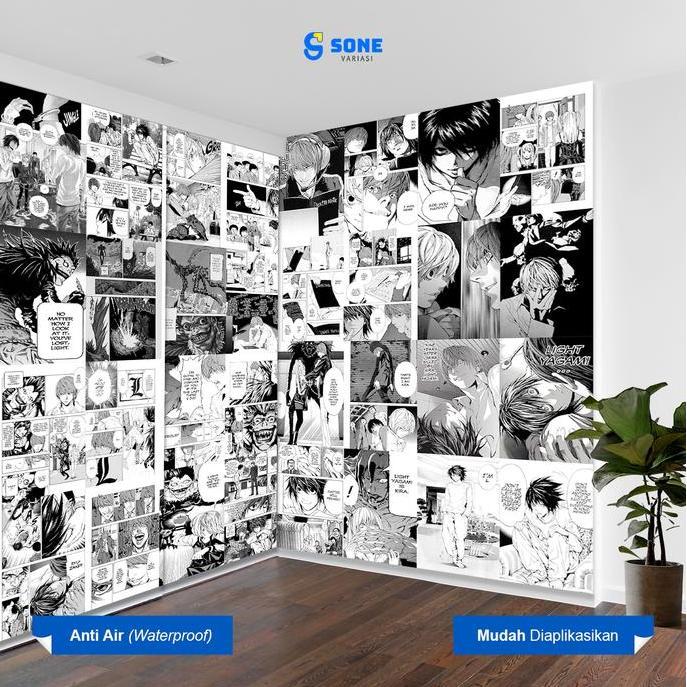 TERLARIS POSTER DEATH NOTE SERIES AESTHETIC UKURAN A5 DEKORASI DINDING