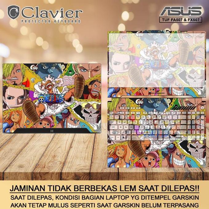 TERMURAH - Cover Garskin Laptop Asus TUF Gaming F15 FX507 FX507V FX507VI Bening