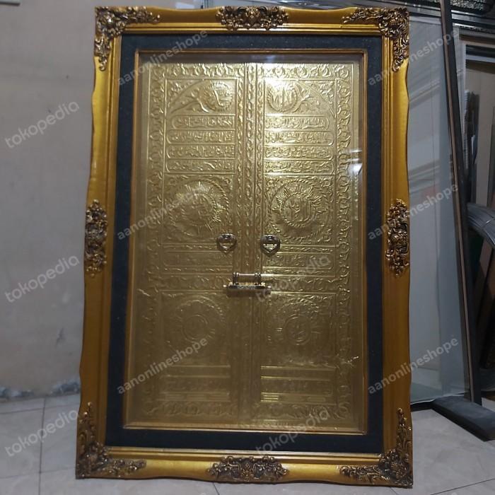 Kaligrafi pintu kabah kuningan jumbo