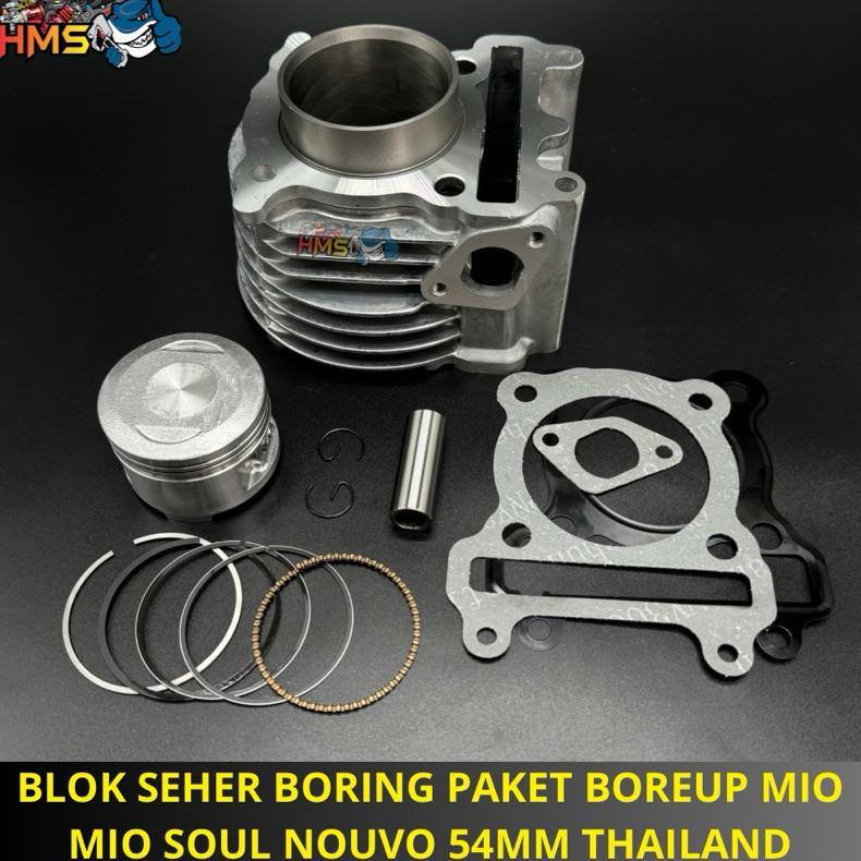 BLOK SEHER MIO SPORTY MIO SOUL FINO KARBU NOUVO RACING BOREUP 54 58.5 58 MM 54MM 58.5MM 58MM THAILAN