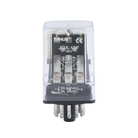 Relay Jqx-10F-3Z Coil Pcb Electromagnetic Relay 3Pdt 11 Pin Coil 24V/220V-Trunyear Best Seller