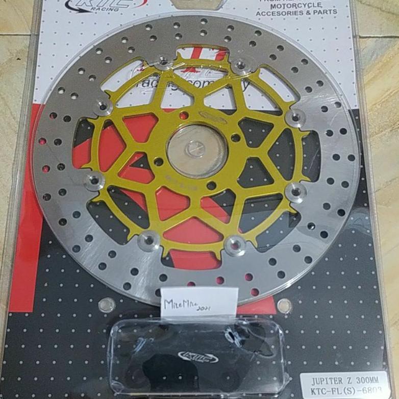 piringan ktc/piringan cakram depan ktc racing jupiter/vega lama/fizr/nuovo 300mm+breket  floating