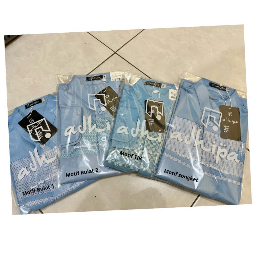 Koko Couple Ayah Anak Baby Blue Biru Muda Lengan Panjang Termurah