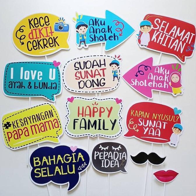 READY STOCK SELAMAT KHITAN PROPS PHOTO BOOTH KHITANAN