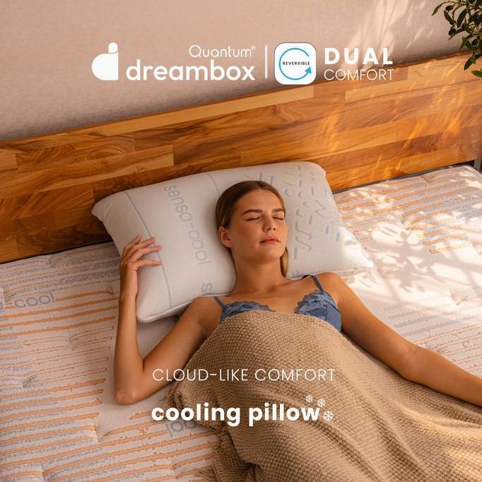 Quantum Dreambox Cooling Pillow / Bantal Dingin / Dual Comfort