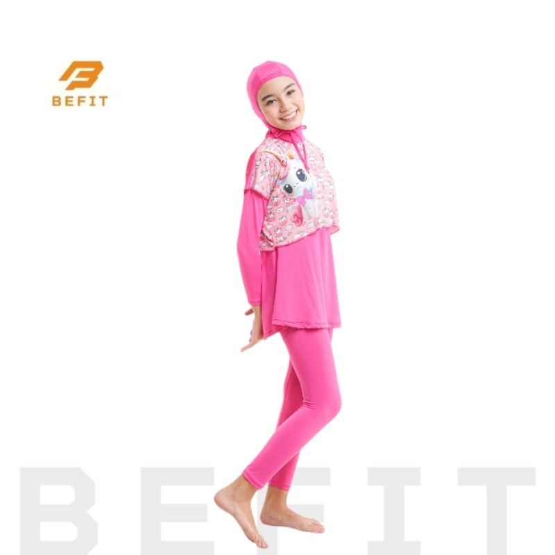 Baju Renang Anak Perempuan Muslim Syari Bolero