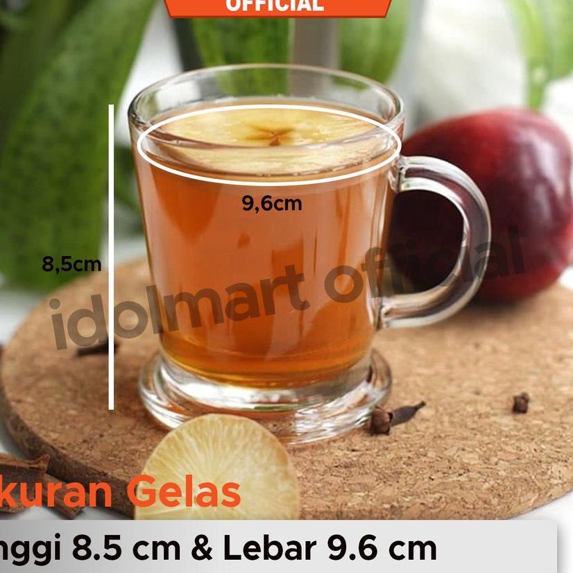 Idolmart Citinova Gelas Arabica Isi 6Pcs Gelas Set Isi 6 / Gelas Kaca