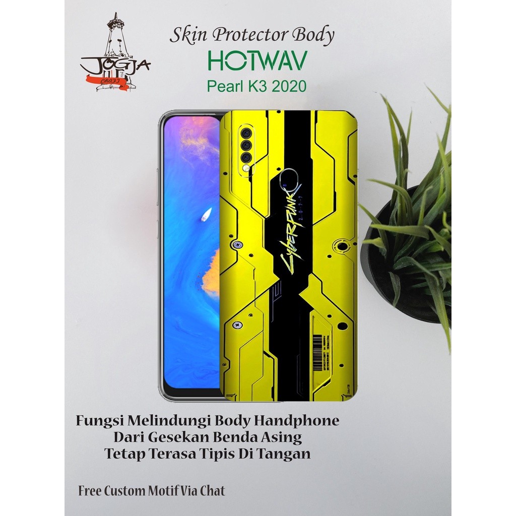 Promo 2Pcs Garskin Hp Hotwav Pearl K3 2020 Motif Cyber - Free Custom Via Chat Garskin Case Stiker Pr