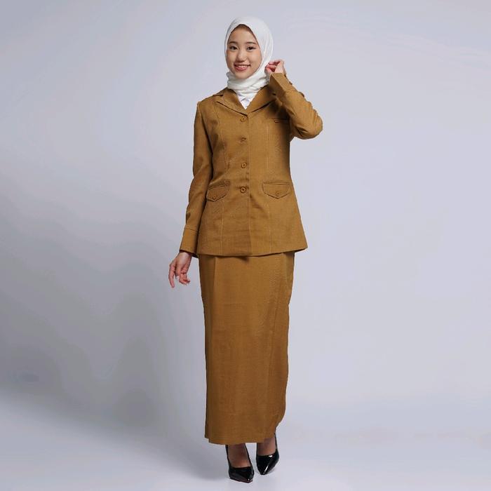 Bisa Cod - Seragam Kerja Wanita Kantor Pns,Seragam Blazer Setelan Pns,Seragam Kerja Wanita Blazer Kr