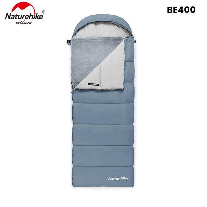 Terlaris Sleeping Bag Naturehike Be400 Cnk2300Sd021 Kantong Tidur Camping Kemah Cotton Hiking Slipin