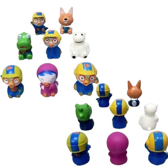 ACTION FIGURE PORORO & FRIENDS SHINCHAN DORAEMON PAW PATROL VACUM SET 8 / 10 / 12 TOPPER CAKE MAINAN