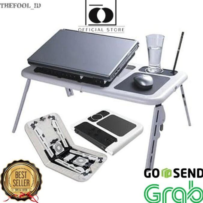 PLOMAT Meja Laptop Lipat Portable|Meja Laptop Kipas Pendingin E-Table